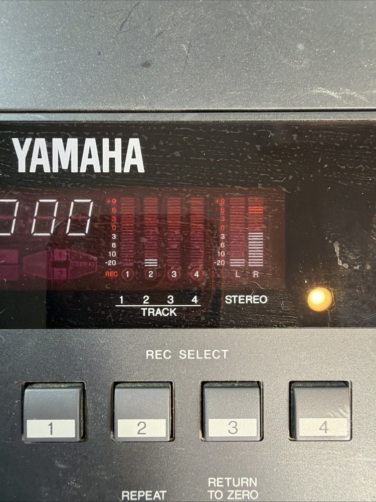 Yamaha MT4X Multitrack Cassette Recorder. Tested powers on functionality unknown