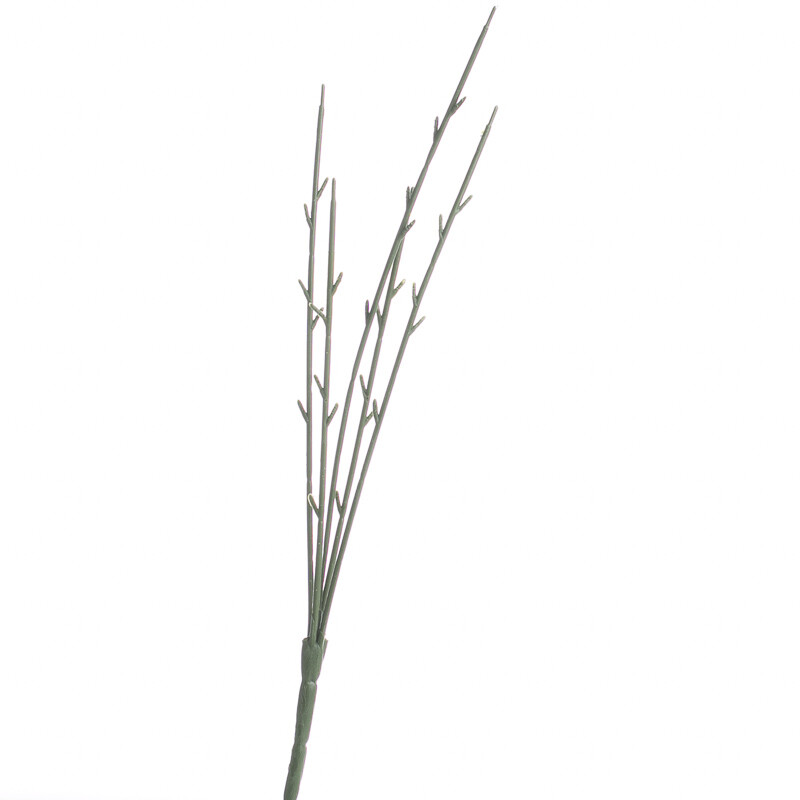 Green Bare Artificial Plastic Stems