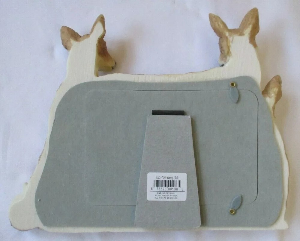 BASENJI 4 X 6 PICTURE FRAME E&S IMPORTS - NEW