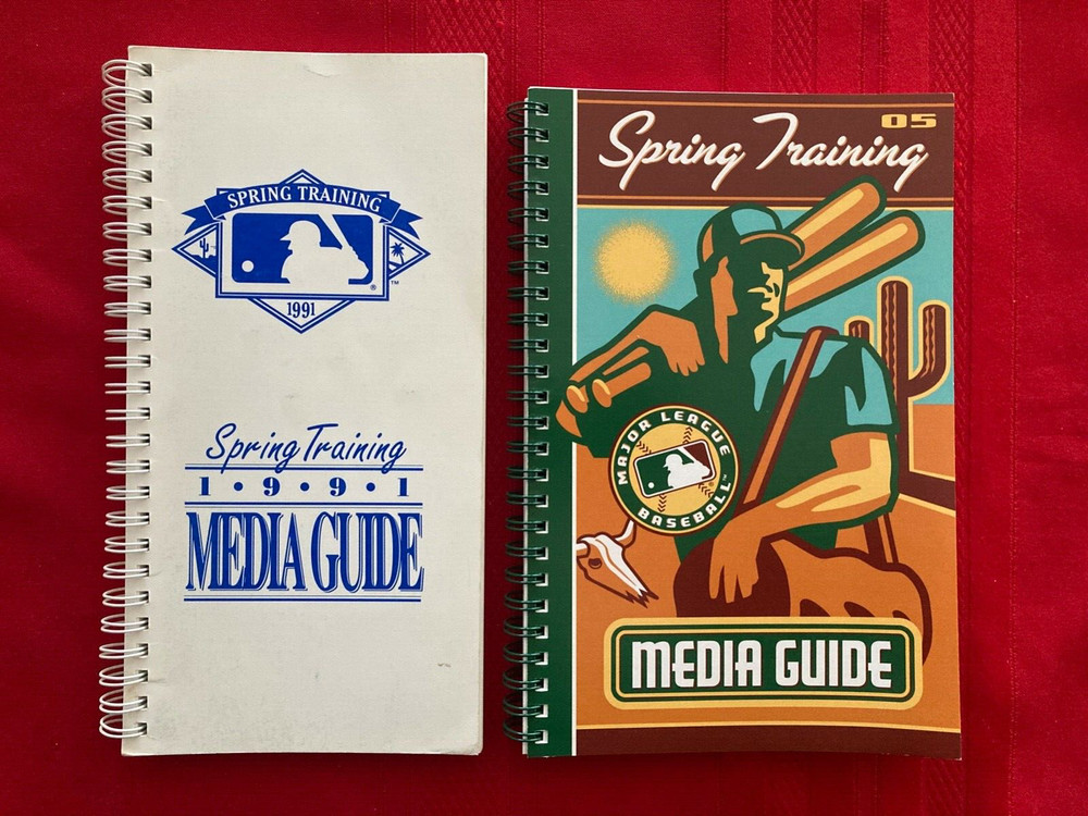 1991-2011 MLB Spring Training media guide / You pick 'em / Jeter / Ripken Jr.