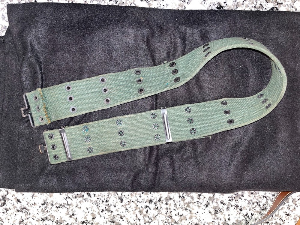 Green Military Style Belt