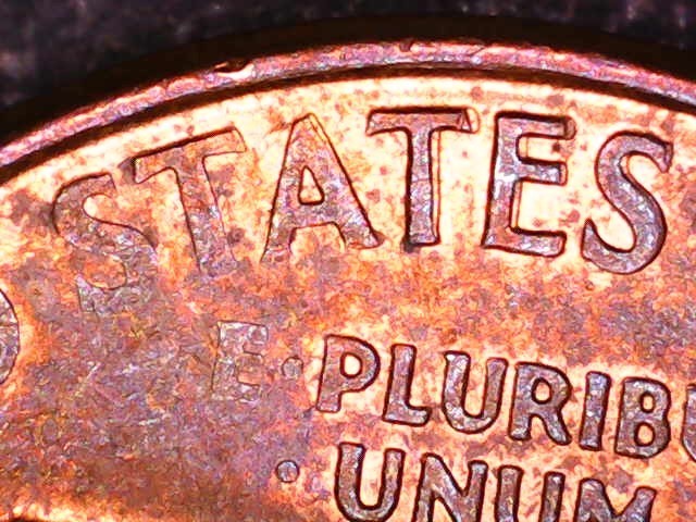 1966 P lincoln cent doubling on reverse