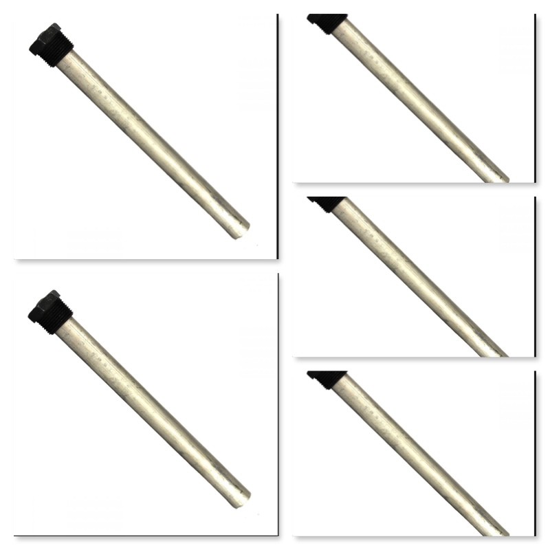 5x Vulcan, Rheem, Dux, Conergy Hot Water Tank  Systems 280mm Sacrificial Anode