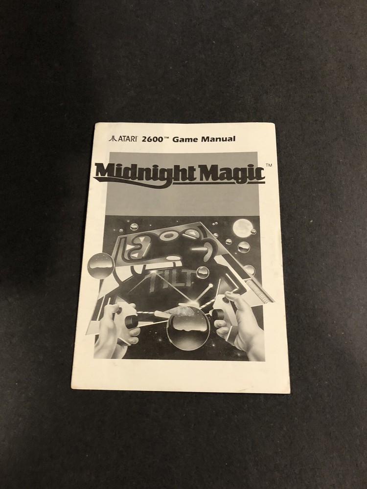 midnight magic atari 2600 Manual Only