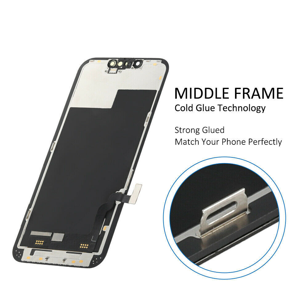 Hard OLED Display Touch Screen Digitizer Assembly Replacement for iPhone 13 6.1"