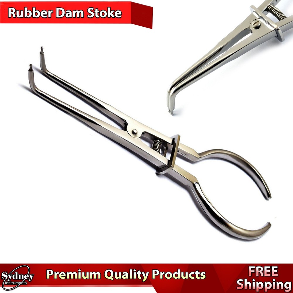 Rubber Dam Stoke Clamp Forceps Dentistry Endodontics Restorative Instruments
