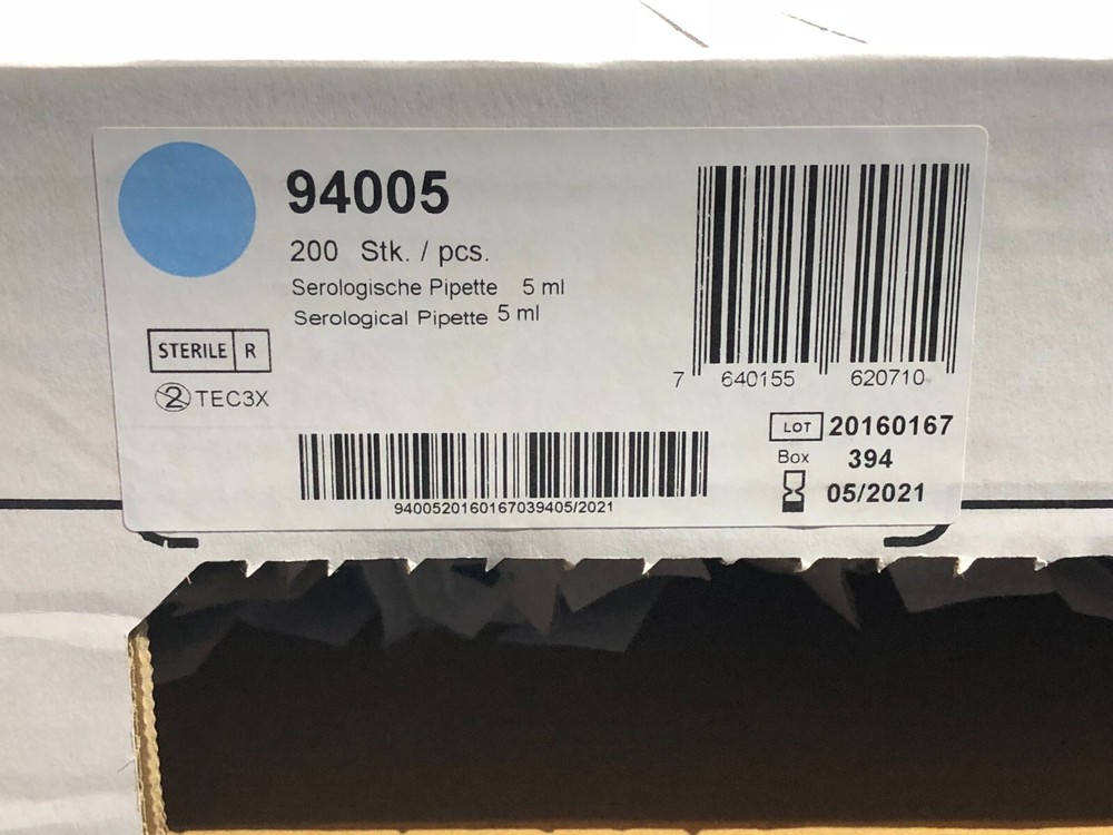 TPP Serological Pipette 5ml 94005