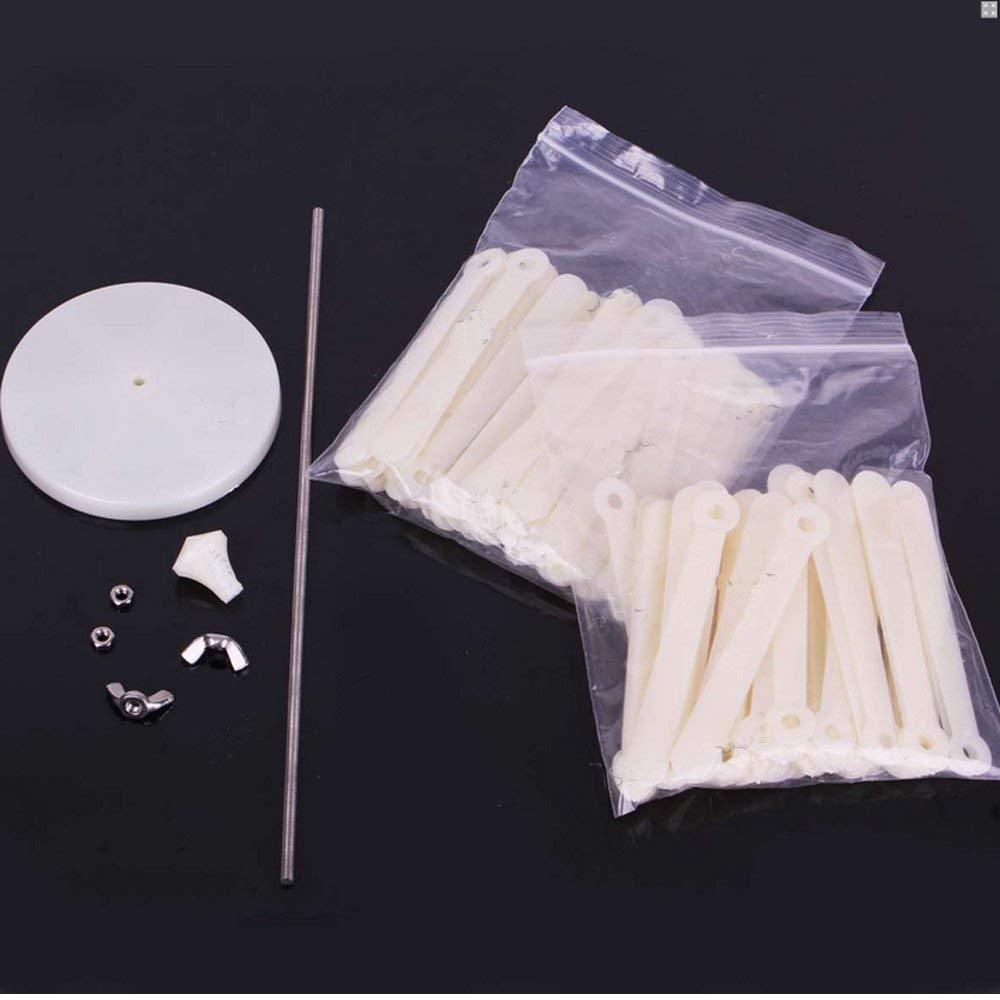120pcs Spiral Fan Shape Display Stand for False White Nail Tip Stick Color Chart