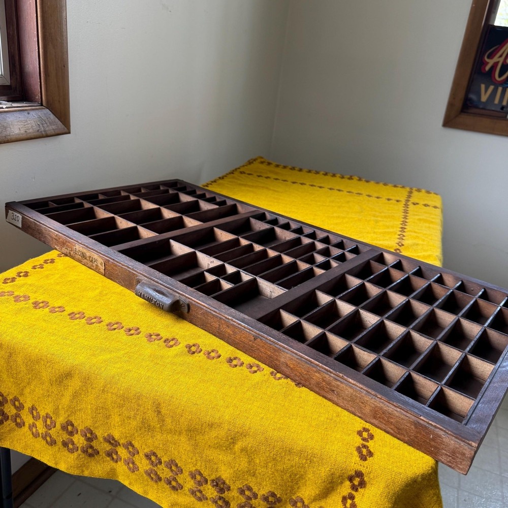 Vintage Hamilton Letterpress Drawer #320