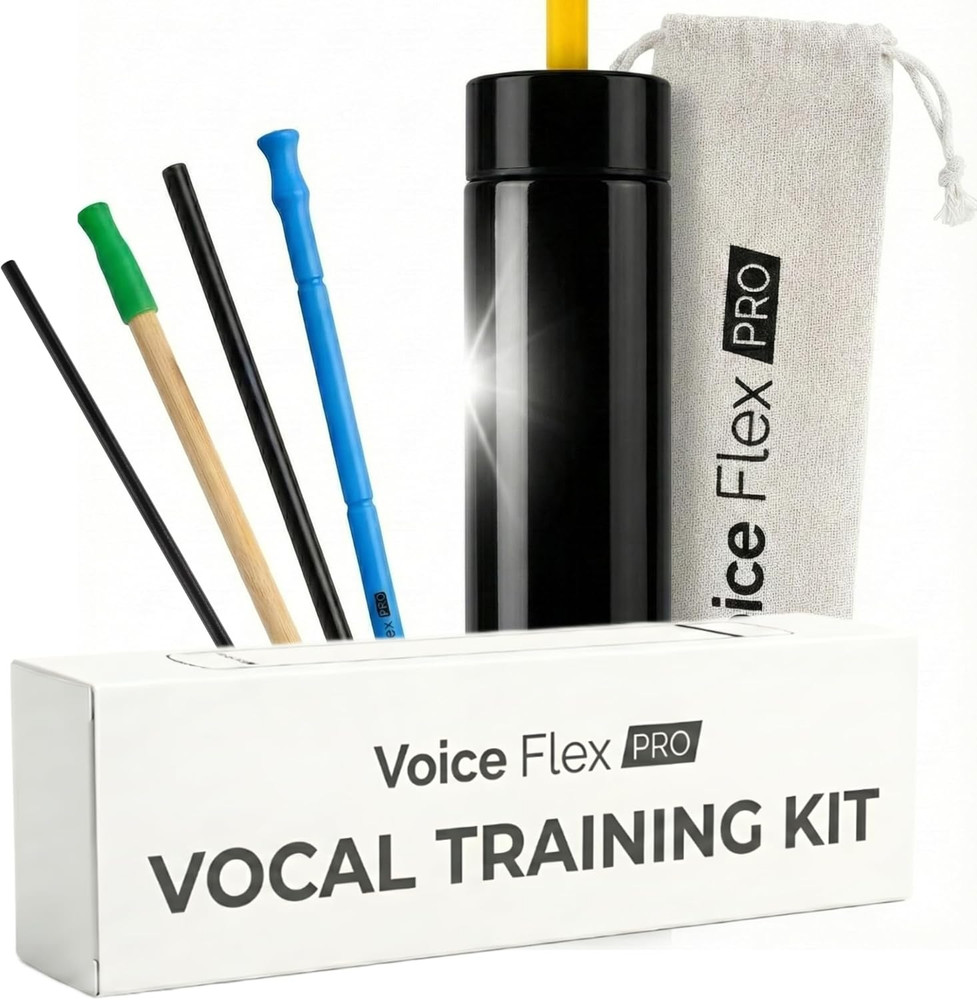 Vocal Straws for Voice Training - Multi-Size Vocal Trainer for Singing with Bubb