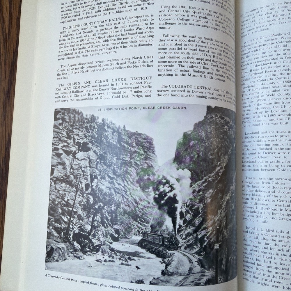 Tracking Ghost Railroads in Colorado by Robert Ormes 1992 10th Printing Guide-SC