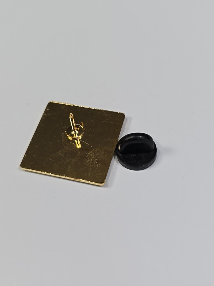 Microtest Lapel Pin Electronic Testing Black & Gold Colors