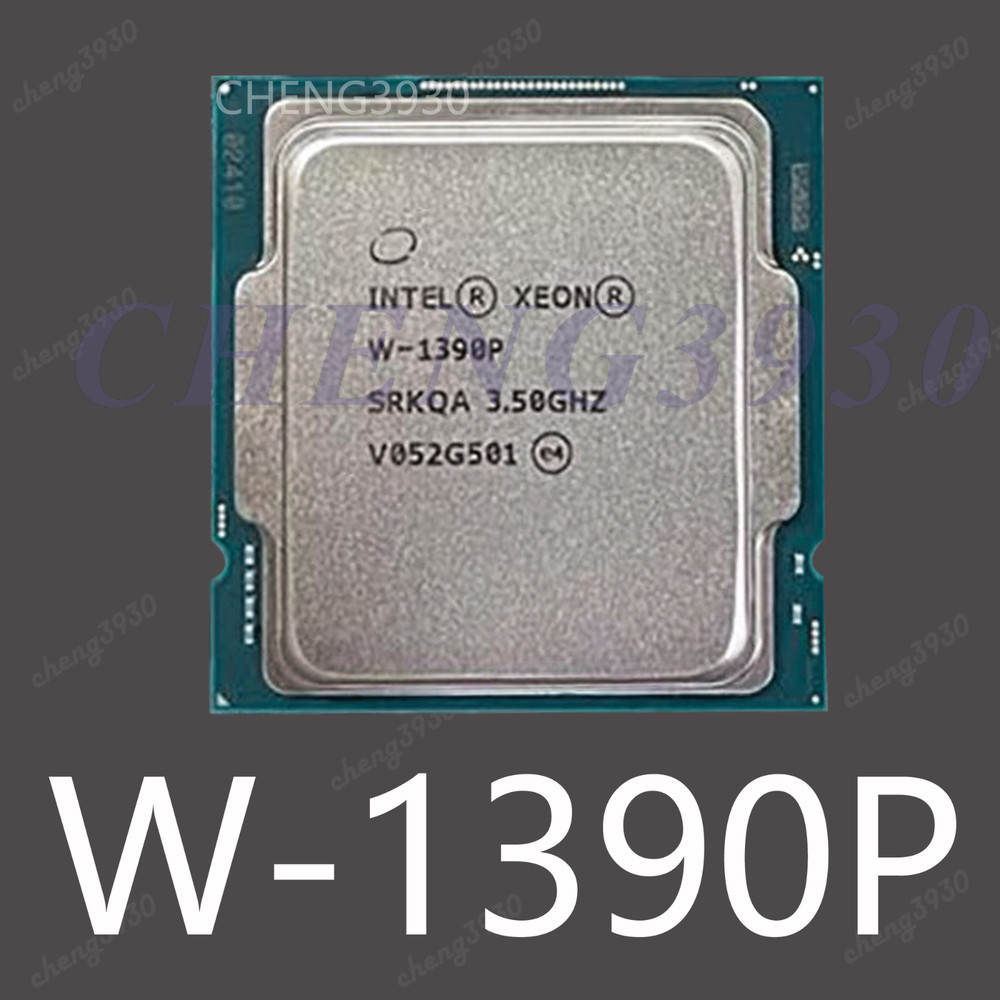 Intel Xeon w-1390P 8 Core 3.5ghz 16 Thread CPU Processor