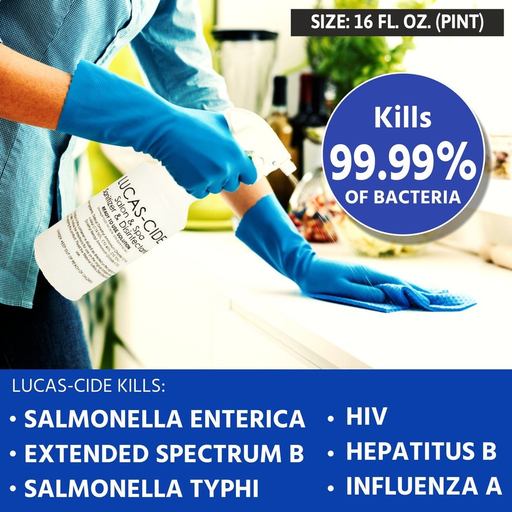 LUCAS-CIDE Disinfectant Multipurpose Surface Sanitizer,...