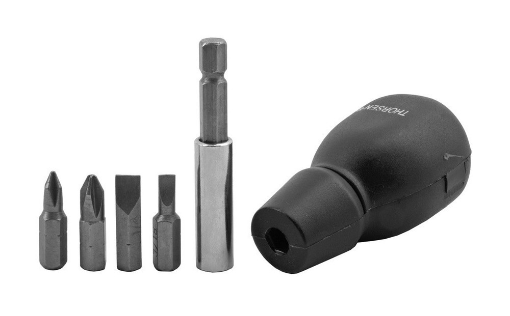 6 pc Interchangeable Screwdriver, Stubby