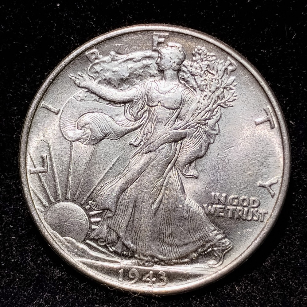 1943 ~ WALKING LIBERTY HALF DOLLAR ~ UNC