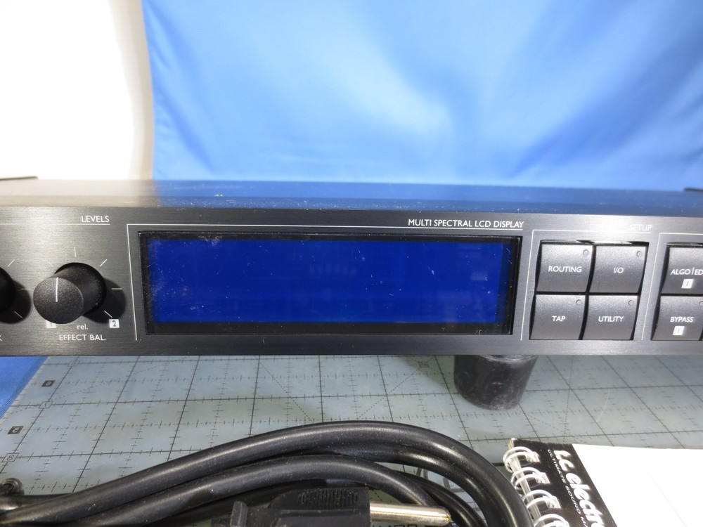 TC Electronic M-One XL Dual Engine Multi-Effects Processor W/ Manual & AC cord.