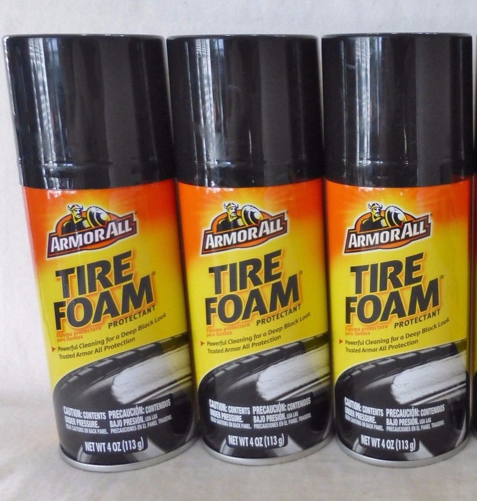 3 Armor All Tire Foam Protectant 4 Oz