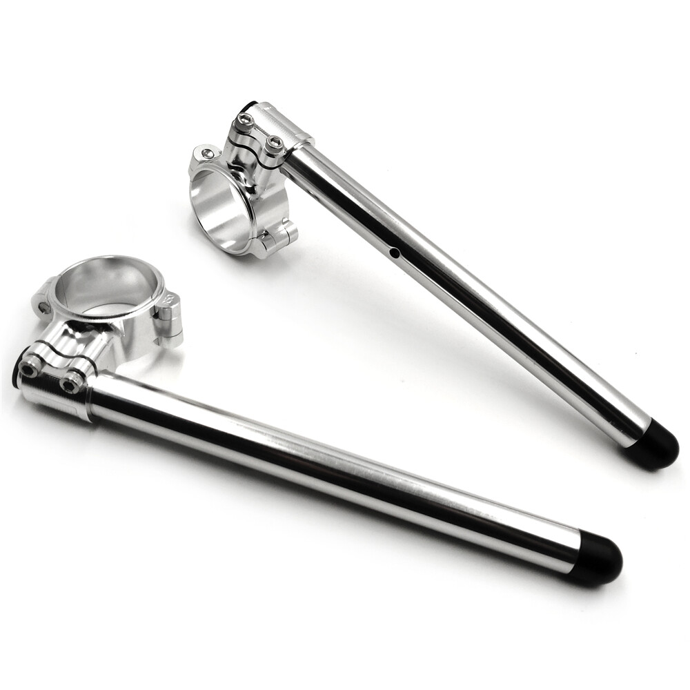 HTTMT- 50mm CNC Higher Raised Riser Clip Ons Clipon Fork Handle Bars 7/8" Handle