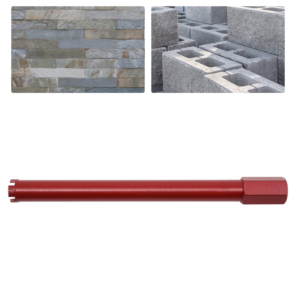 Wet Diamond Core Drill Bit Concrete Brick Drilling Bit For Masonry Tile 38*470mm