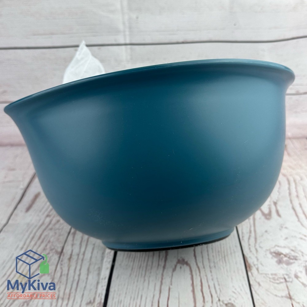 KitchenAid 7pc Nesting Mixing Bowl Set w Lids Agave Plastic Open Box