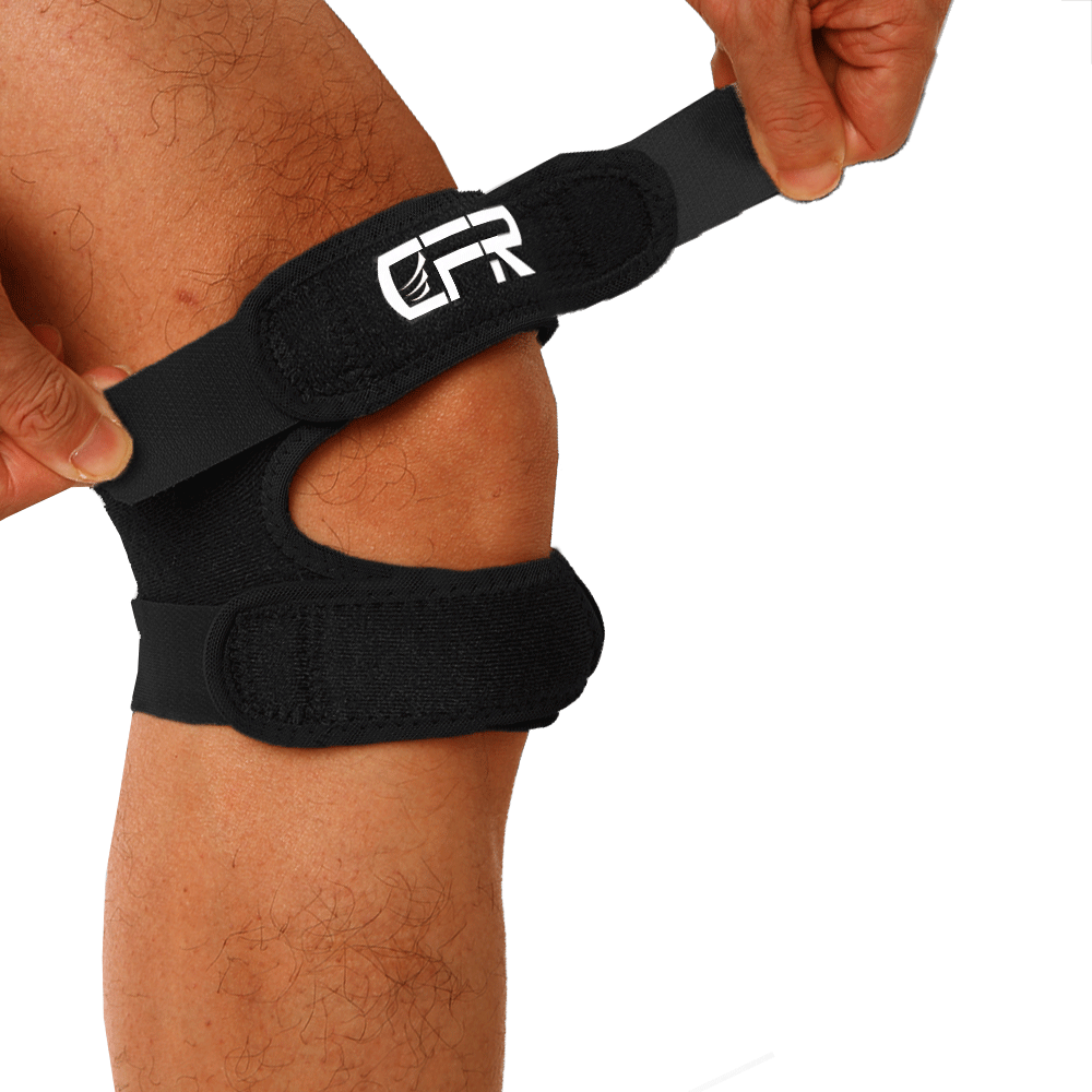 Adjustable Knee Support Double Strap Stabilizer Patella Tendon Arthritis Brace