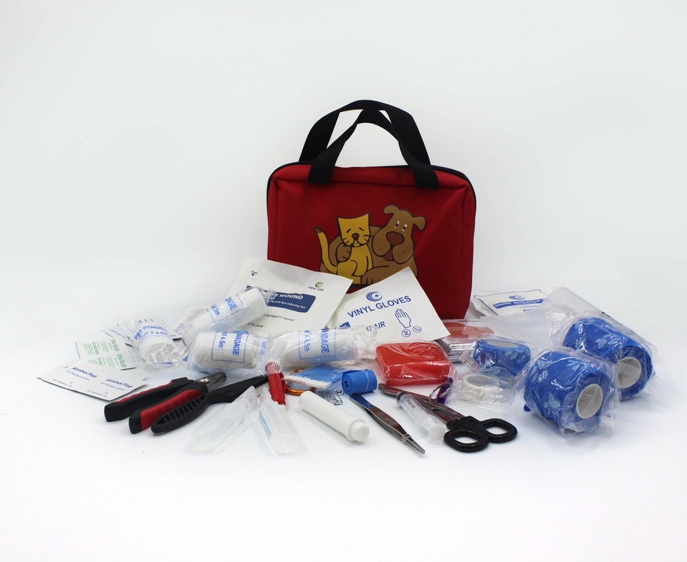 Petsistance 60+ Pc. Pet First Aid Kit - First Response Kit In Sturdy Bag