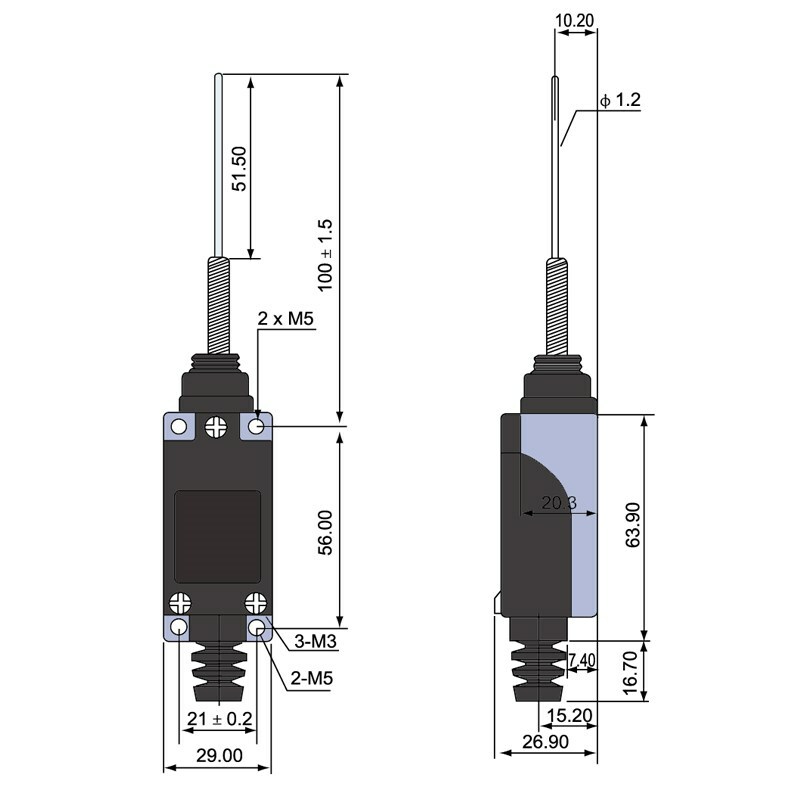 1PCS NEW CNTD TZ-8169 Micro Limit Switch