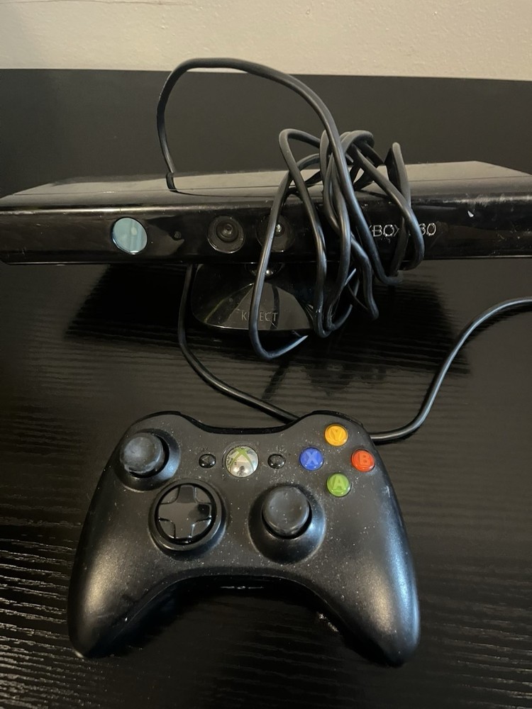 Microsoft Xbox 360 Kinect Motion Sensor Camera, Black, Wired