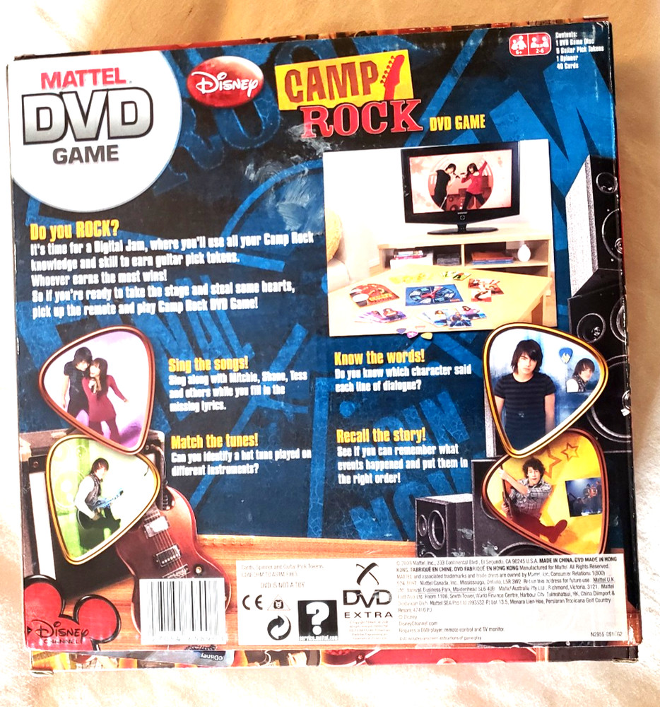 Mattel Camp Rock DVD Game