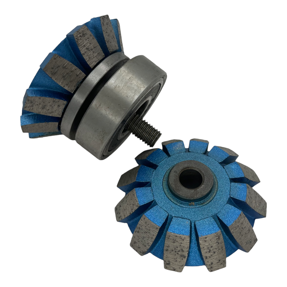 3" Breaker Chamfering Double Wheel for CNC Machine and Router 2/3/4 cm Width