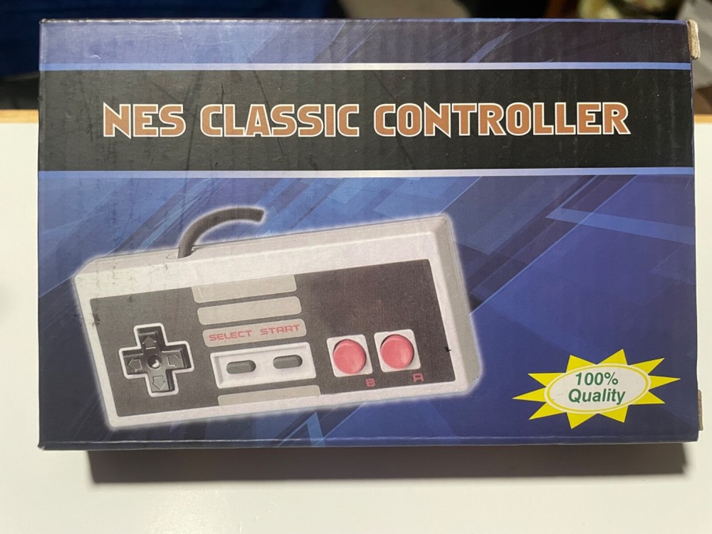 Generic Wired Nintendo NES Classic Controller for Original NES - NEW