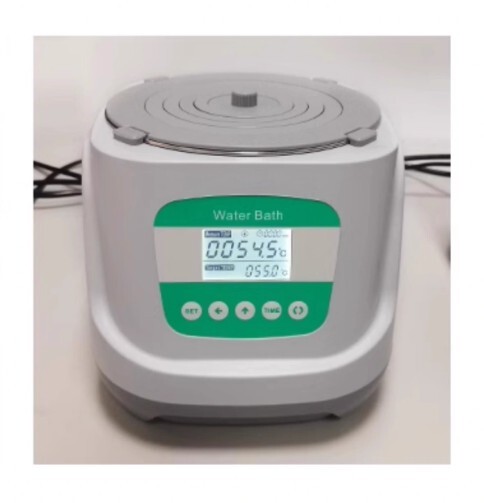 Digital constant temperature water bath with single hole timed magnetic stirring
