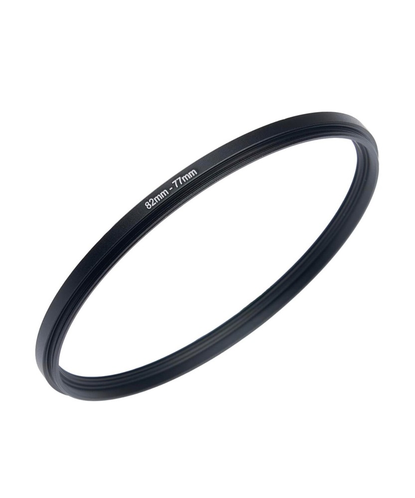 82mm to 77mm Step-Down Ring Metal Filter Adapter