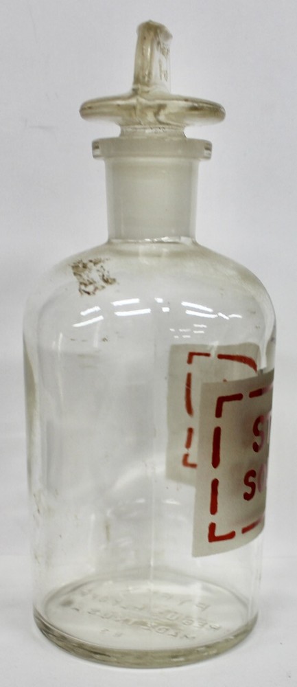 Original Vintage Pyrex T-19 Starch Solution Bottle w/Stopper