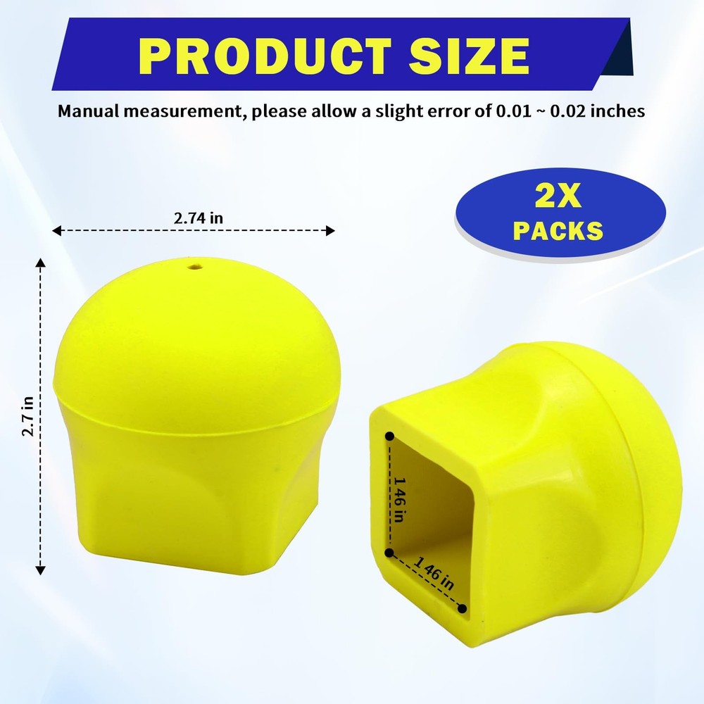 Ladder Stabilizer Bumpers Fit for Werner Extension Stabilizer, Yellow