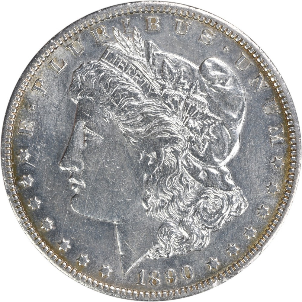 1890-O Morgan Silver Dollar AU Uncertified #1101