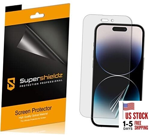 (6 Pack) Anti-Glare (Matte) Screen Protector Designed for iPhone 14 Pro (6.1