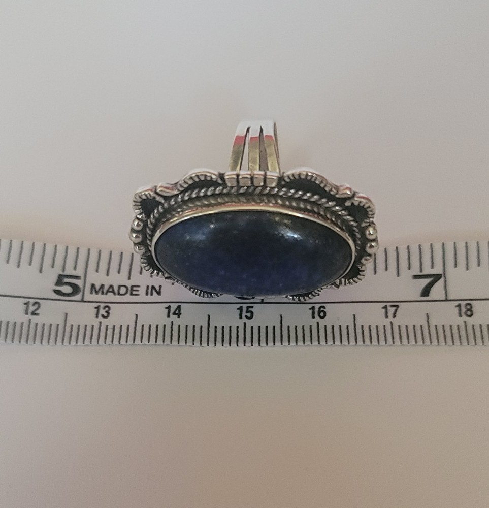 lapis lazuli ring 925 sterling silver