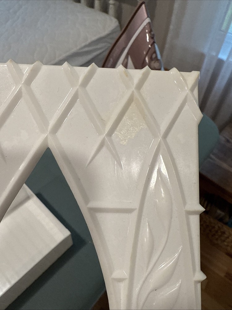 Vintage White Plastic Tissue Kleenex Box Cover