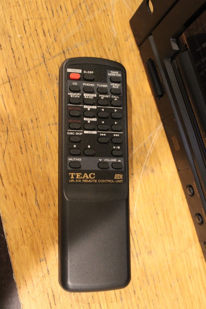TEAC AD-500 CD Player & Auto-Reverse Cassette w/remote Serviced Fully Functional
