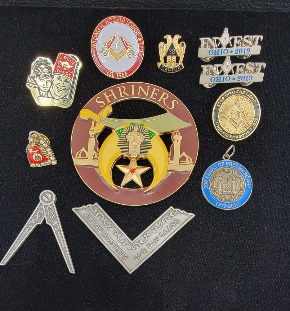 Masonic / Shriner Pin Lot. Authentic.