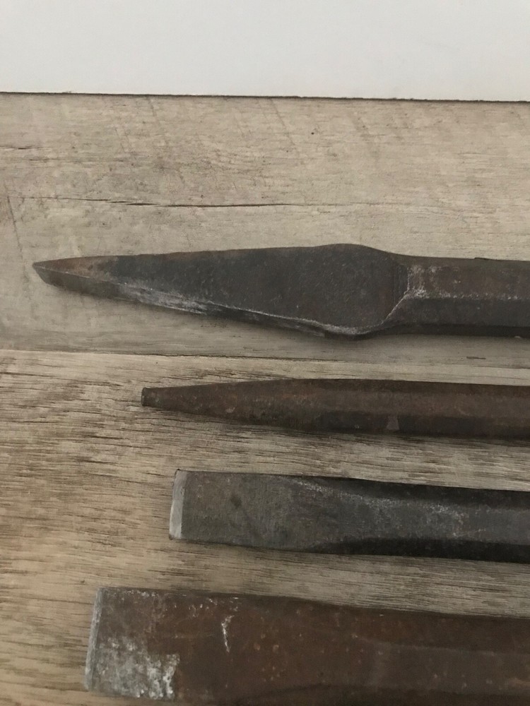 Vintage Cold Chisel Lot - 6 Pieces