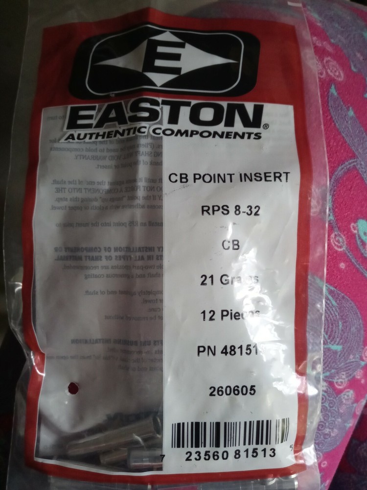 Easton Authentic Componets CB Plint Insert RPS 8-32