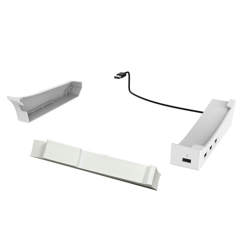 Holder Bracket With 4 Port USB Hub Durable Replacement For PS5 Slim Console