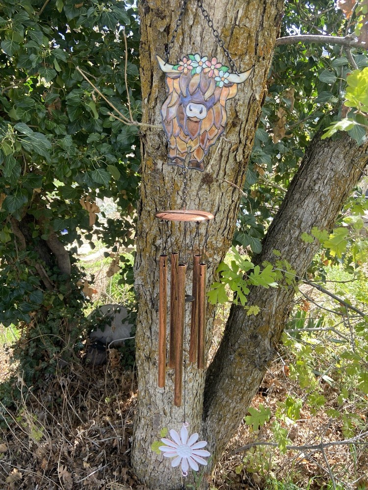 HIGHLAND COW WIND CHIME