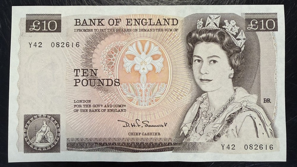 Old Ten £10 Pound Note Uncirculated