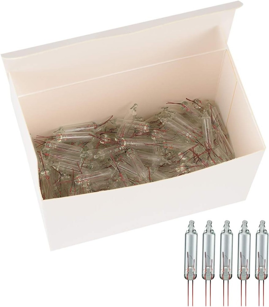 2.5 Volt Clear Mini Christmas Tree Replacement Bulbs for Incandescent String Lig