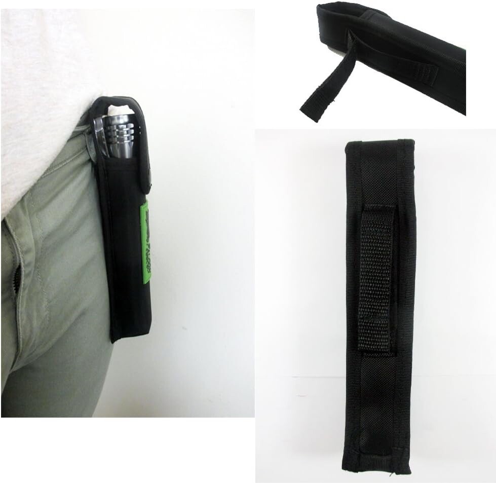 Falcon Flashlight Holster 8" Black FA5196