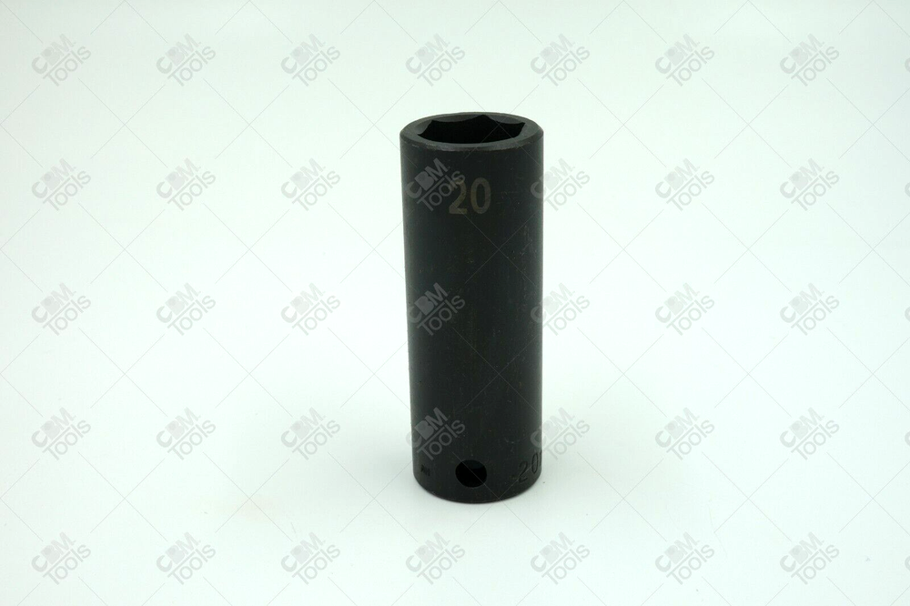 SK Hand Tools 34270 1/2" Dr. 20mm 6pt Deep Metric Impact Socket